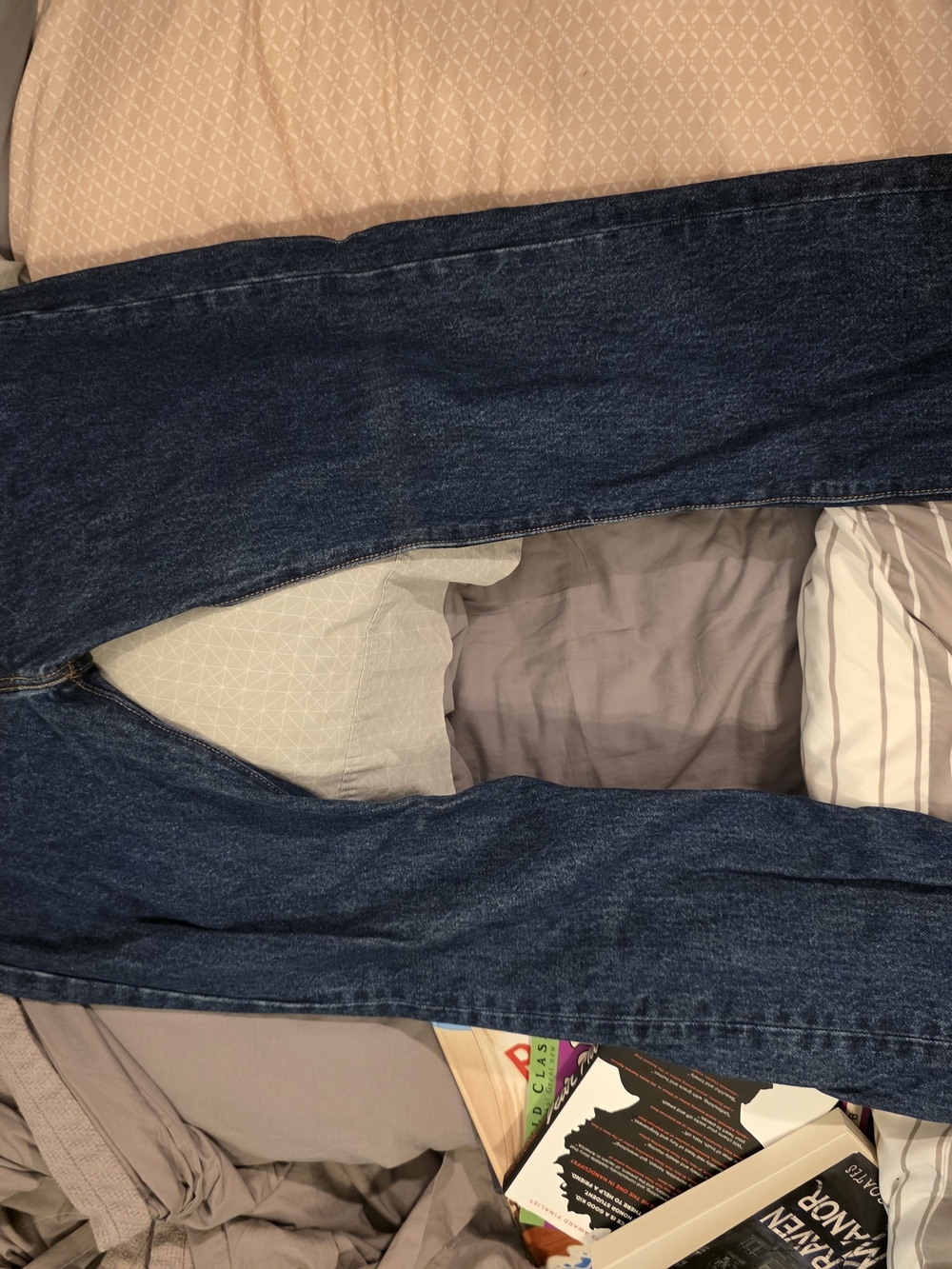Levi Men's Straight Jeans in Blue Denim
